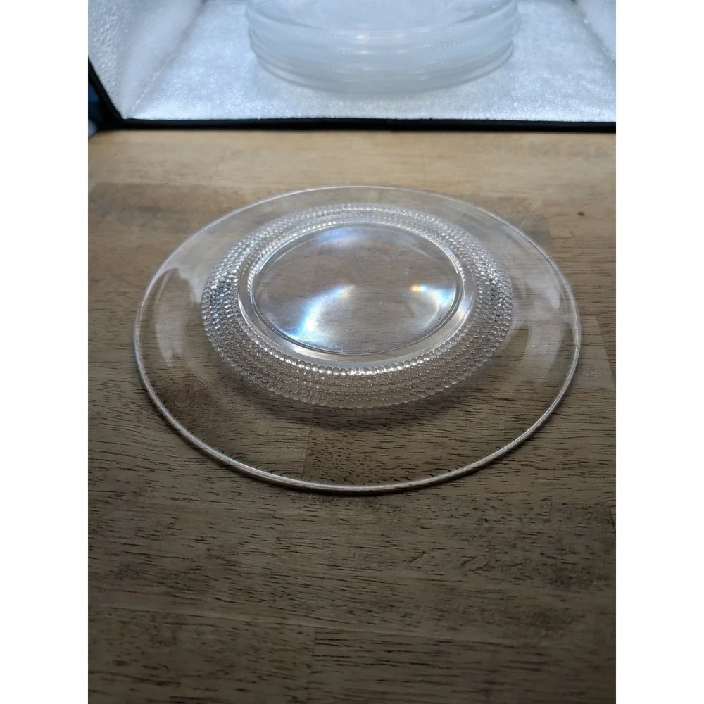 Vintage Duncan Miller Teardrop Clear Glass‎ 8.5